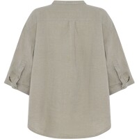KnowledgeCotton Damen Hemdbluse Linen Twill  - yarndyed 2090090