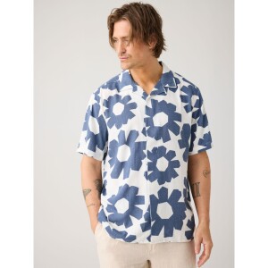 KnowledgeCotton Herren Hemd kurzarm 1090157 relaxed Linen...