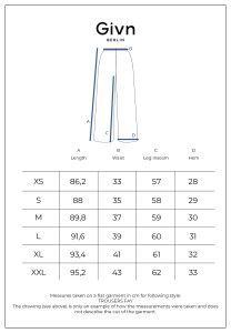 Givn Damen Hose GB-Fay Blazing Blue (Linen)