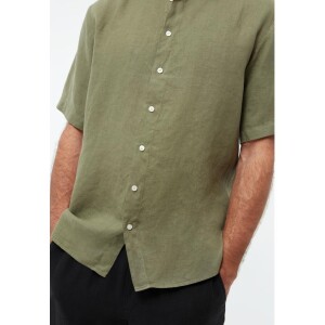 Givn Herren Hemd GB-Koda Faded Olive (Leinen)