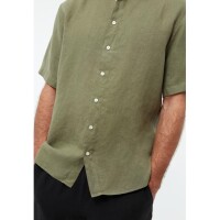 Givn Herren Hemd GB-Koda Faded Olive (Leinen)