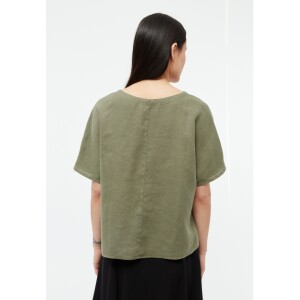 Givn Damen Bluse GB-Pina Faded Olive (Leinen)