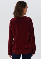 Leela Cotton Damen Sweatshirt Cord Bordeaux