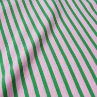 popeia Damen T-Shirt Gestreift aus Bio-Baumwolle in Pink/Grün