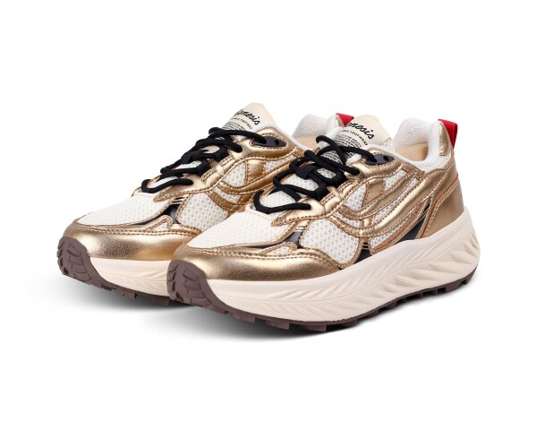 Genesis Footwear Damen Schuhe G-Eco 99 Bulky Gold/White
