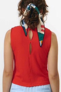 Suite 13 Damen Top MIÑO red