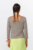 Suite 13 Damen Longsleeve Bonao Stripes Black