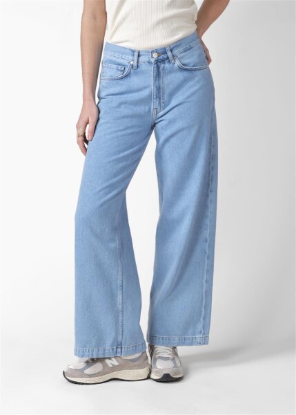 Klitmoller Collective Damen Jeans Amelia Extra Light Blue Stonewash