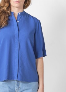 Klitmoller Collective Damen Bluse Solrun Surf Blue