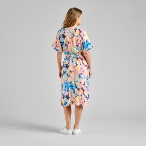 Dedicated Damen Kleid Kallvik Ikat Field Muti