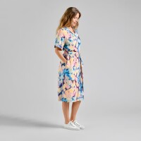 Dedicated Damen Kleid Kallvik Ikat Field Muti
