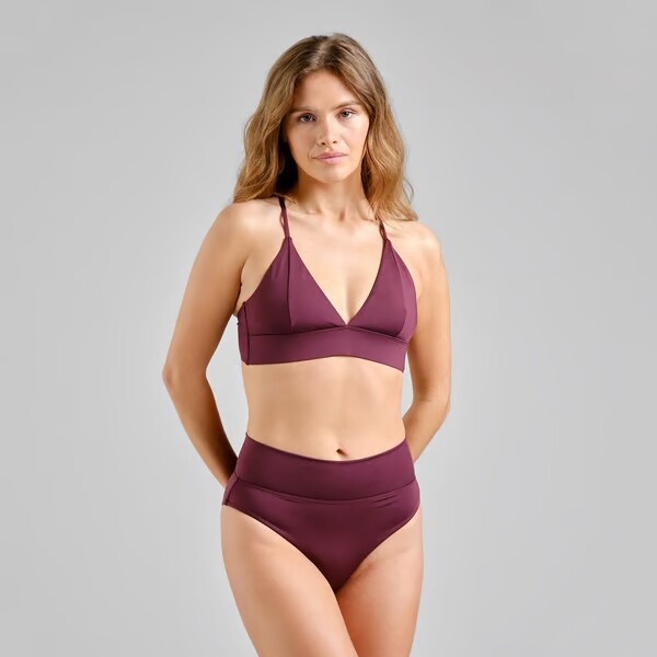 Dedicated Damen Bikini Pants Slite Burgundy