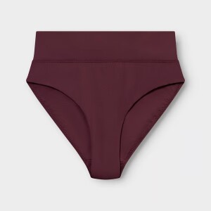 Dedicated Damen Bikini Pants Slite Burgundy