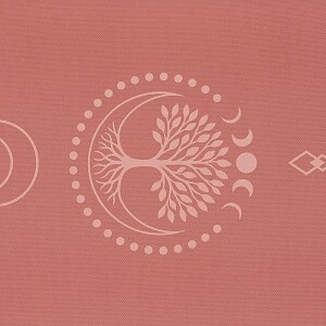 Yogi & Yogini Yogamatte Premium TPE Lebensbaum Mauve