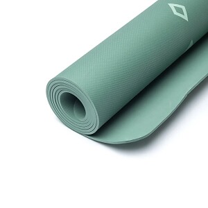 Yogi & Yogini Yogamatte Premium TPE Lebensbaum Grün