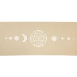 Yogi & Yogini Yogamatte Premium TPE Blume des Lebens...