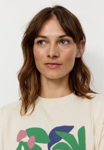 Recolution Damen T-Shirt Azolla Together arctic white