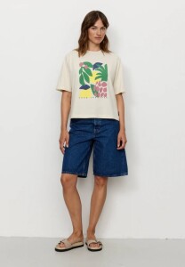 Recolution Damen T-Shirt Azolla Together arctic white