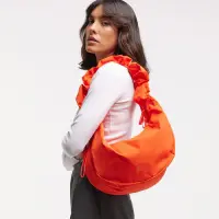 Got Bag Tasche Moon Bag Ruffle monochrome hot coral