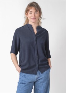 Klitmoller Collective Damen Bluse Solrun Navy