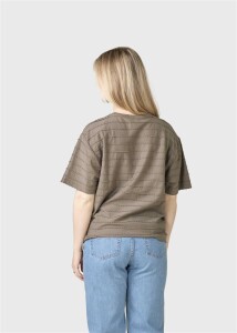 Klitmoller Collective Damen T-Shirt Harper Taupe