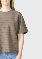 Klitmoller Collective Damen T-Shirt Harper Taupe