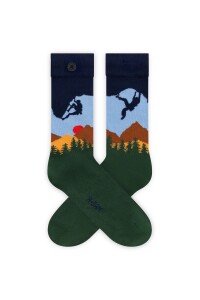 A-dam Unisex Socken Climbing Rock Navy
