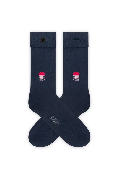 A-dam Unisex Socken Sunset Navy