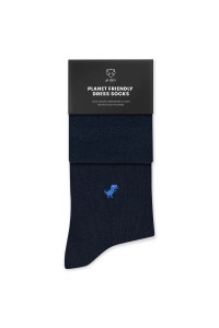 A-Dam Unisex Socken Dress Socks Dino Navy