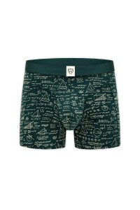A-Dam Herren Boxershorts Maths Pro Green