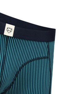 A-Dam Herren Boxershorts Stripes Twotone Navy