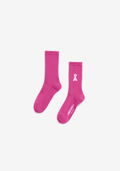 Armedangels Unisex Socken Saamus Bold very berry
