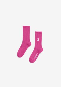 Armedangels Unisex Socken Saamus Bold very berry