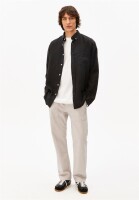 Armedangels Herren Hemd Linen Longsleeve black