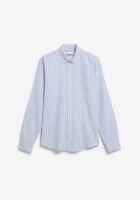 Armedangels Herren Hemd Quaasa stripe white-dark morning