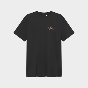 Dedicated Herren T-Shirt Stockholm Small Paper Cut Bike black
