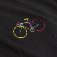 Dedicated Herren T-Shirt Stockholm Small Paper Cut Bike black