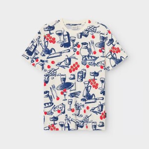 Dedicated Herren T-Shirt Stockholm Dinner Time Blue