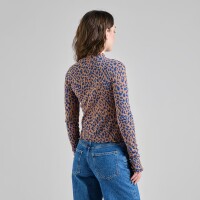 Dedicated Damen Longsleeve Ryd Leopard Light Brown