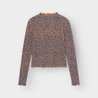 Dedicated Damen Longsleeve Ryd Leopard Light Brown