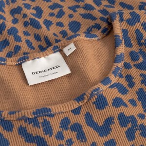 Dedicated Damen T-Shirt Ven Leopard Light Brown