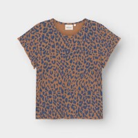 Dedicated Damen T-Shirt Ven Leopard Light Brown