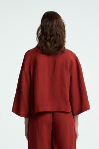 Kings of Indigo Damen Bluse Wanda Burnt Henna