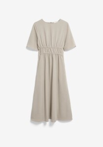 Armedangels Damen Kleid GERAFFTES KLEID LEINEN-MIX sandstone