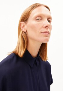 Armedangels Damen Bluse Larisaana tinted navy