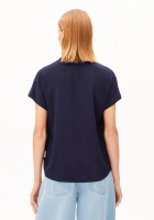 Armedangels Damen Bluse Larisaana tinted navy