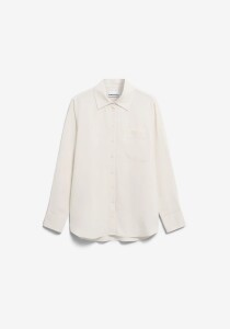 Armedangels Damen Bluse Linen Blend Shirt oatmilk