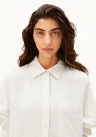 Armedangels Damen Bluse Linen Blend Shirt oatmilk