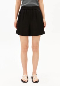 Armedangels Damen Shorts LEINEN-MIX PULL-ON black