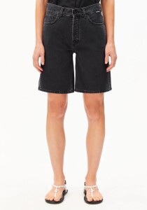 Armedangels Damen Shorts THALINAA JEANS ebony black